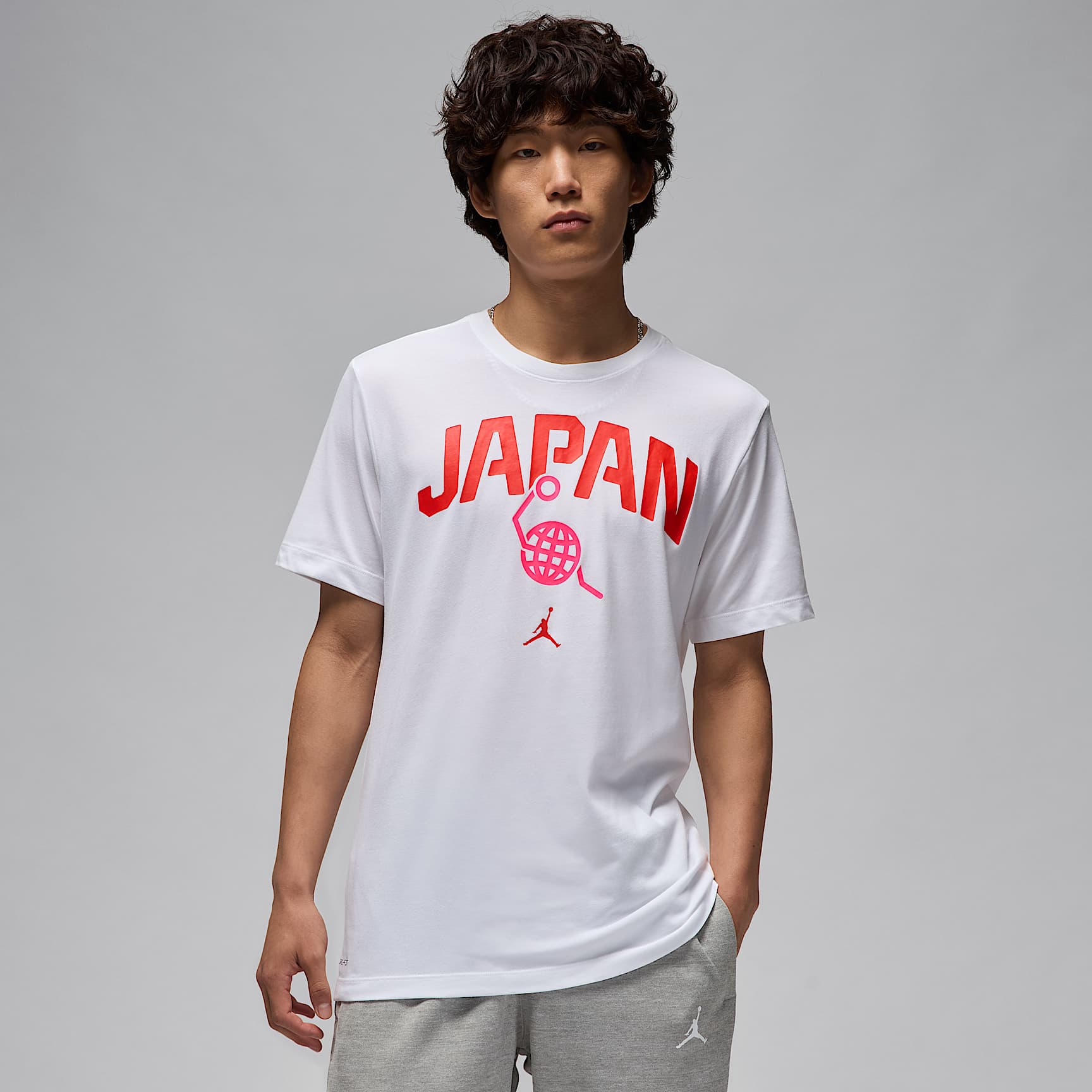 Japan Men's Jordan Basketball T-Shirt. Nike JP